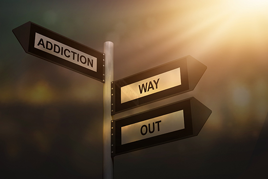 Addiction way out problem sign