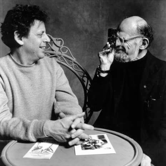 Philip Glass and Allen Ginsberg