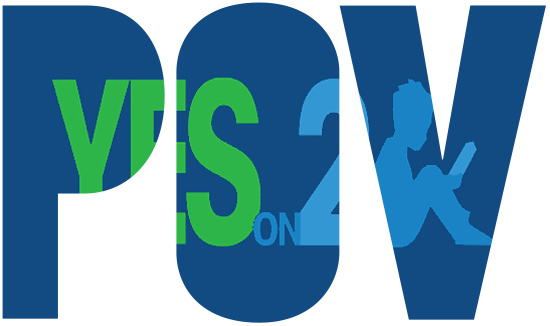 POV: Yes On 2 logo
