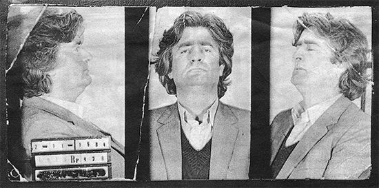 Radovan Karadzic 1984 mugshot arrest photos