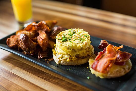 Lobster MacMuffin dish.