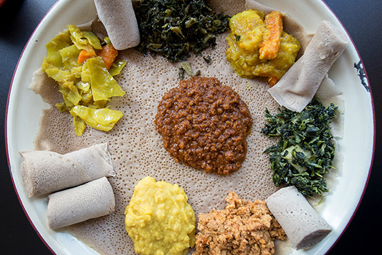 Photo of Lucy Ethiopian veggie combo