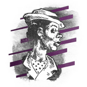 An illustration of Mildred, an outspoken character from writer and activist Alice Childress’ column, “Conversations From Life.
