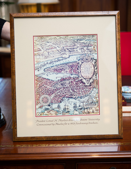 Drawing of BU campus