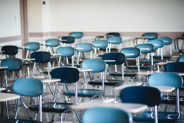 empty classroom