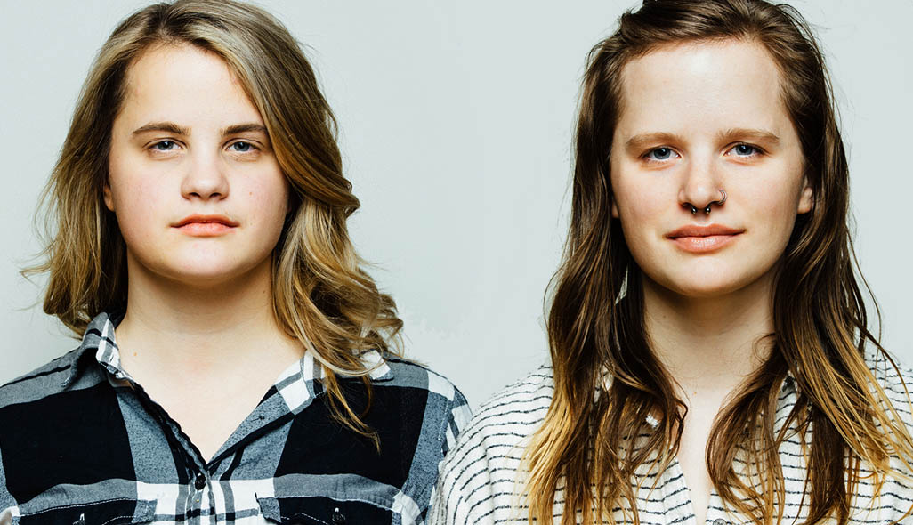 Fraternal twins Celeste Hamre and Britta Hamre