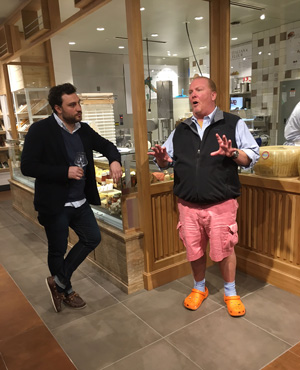 Mario Batali and Nicola Farinetti