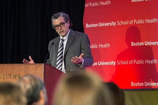 Eliseo J. Pérez-Stable speaking at BU