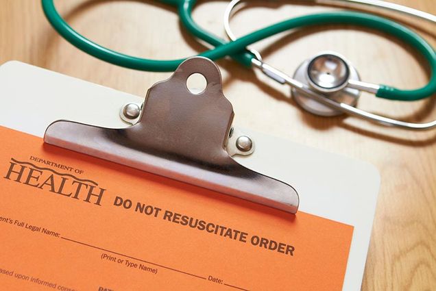 Do Not Resuscitate (DNR) orders convey wishes of patients not to receive CPR during cardiac arrest.