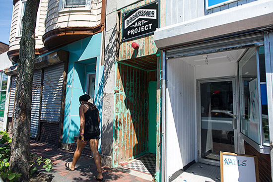 front of Dorchester Art Project