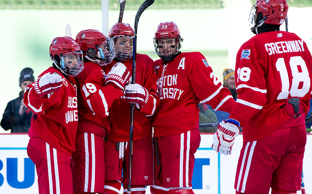 The BU men’s hockey team opens 2017 NCAA tournament play today at 3 p.m. in Fargo, N.D., facing the North Dakota Fighting Hawks. The winner will face either Minnesota Duluth or Ohio State in the West Regional Championship tomorrow.