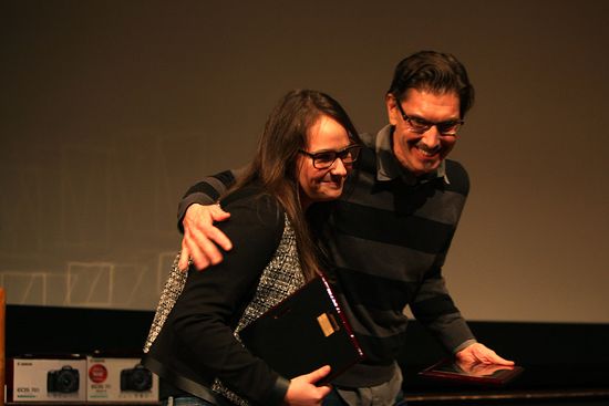 Emily Kochman and Jeffrey Palmer took home the Fleder/Rosenberg $1,500 first place award for their screenplay The Nesting Doll.