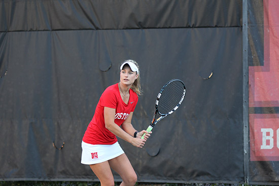 Madison Craft and the BU women’s tennis team head to Lehigh University next weekend for the Patriot League championship, which begins April 27.