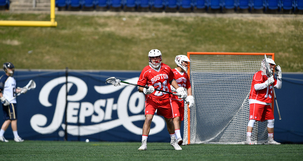 Henry Lee has 3 points in 12 games for the Terriers this season. Lee and the rest of the program’s first senior class will play their last two regular-season Patriot League matchups on Nickerson Field, on April 15 and 21.