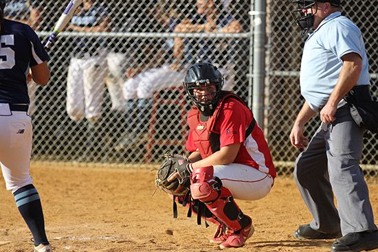 Alex Heinen at home plate