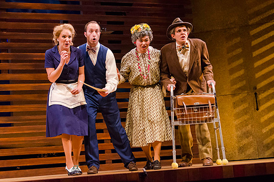 CFA students on stage performing Le nozze di Figaro