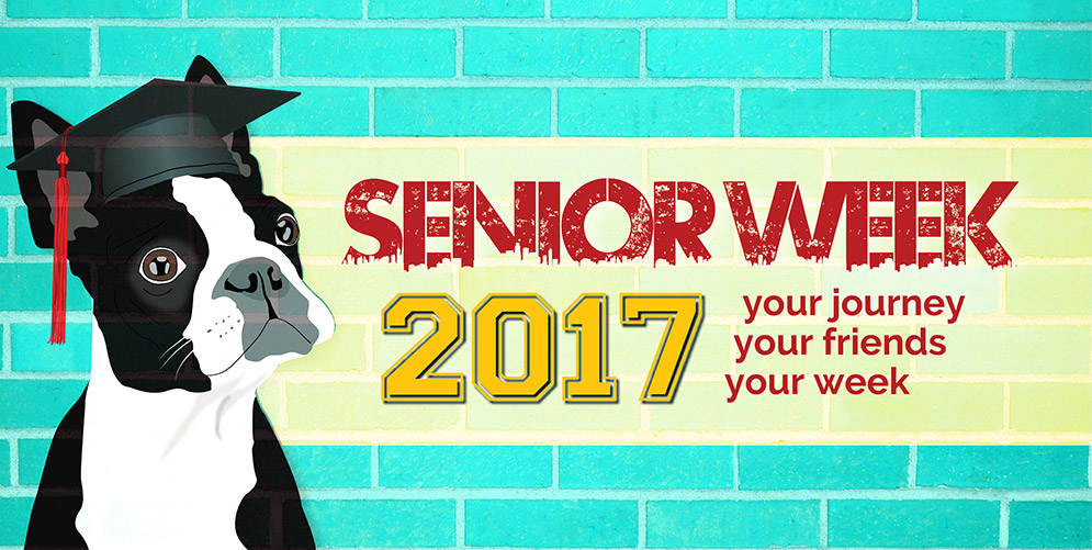 Senior Week, sponsored by the Student Activities Office, runs through Thursday, May 18.