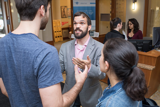 Elie Lehmann, BU Hillel’s new campus rabbi