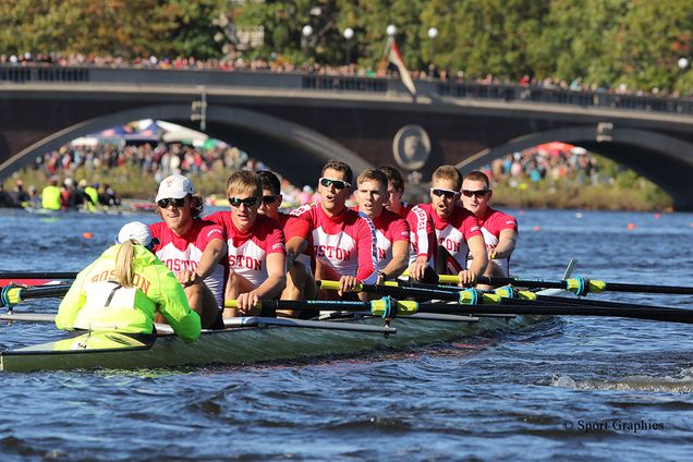 Boston University men’s rowing team