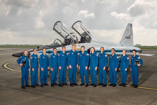 Group photo of NASA astronaut candidates