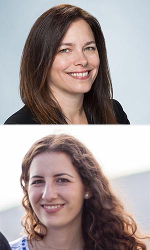 Elizabeth Blanton, associate professor of astronomy at Boston University College of Arts and Sciences, and Rachel Paterno-Mahler