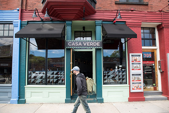 711 Centre St. storefront