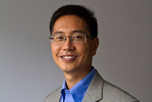 Portrait of Christopher Chen, Boston University Professor of Biomedical Engineering and Director of the Boston University Biological Design Center