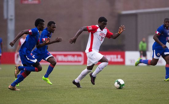 BU Men's Soccer vs the Haitian National team
