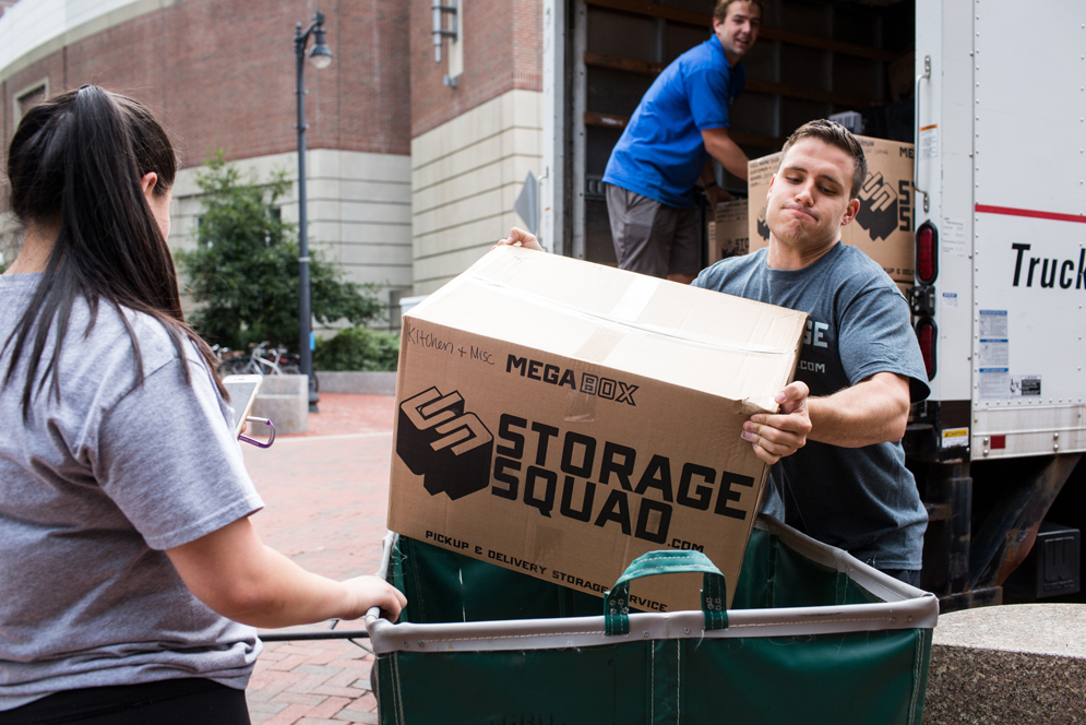 The Storage Squad assists Boston University Fall Move In 2017