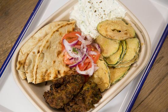 Ordering a plate ($10.50) is one way diners can customize their meal.