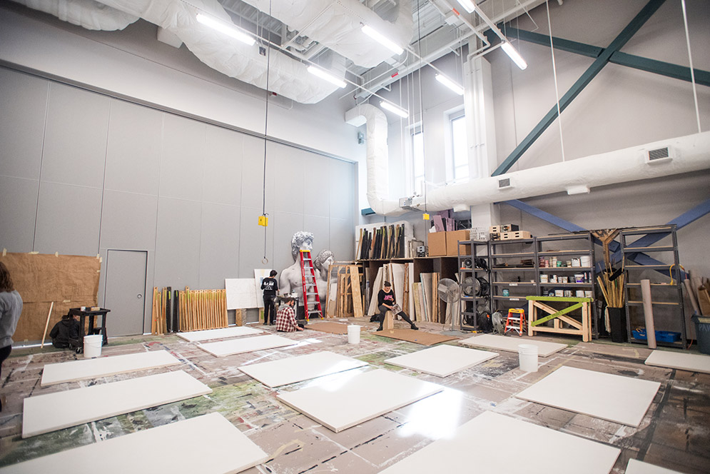 Joan & Edgar Booth Theatre and the College of Fine Arts Production Center /  Elkus Manfredi Architects