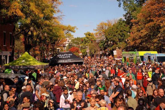 Caption: More than 200,000 people are expected to attend the annual Harvard Square Oktoberfest on Sunday, October 8. Photo courtesy of Bill Manley