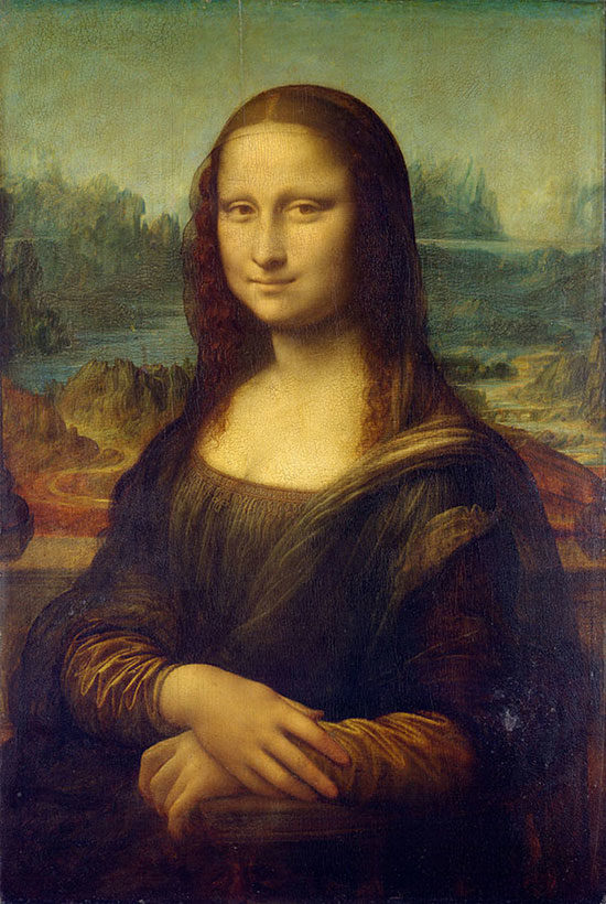 The Mona Lisa painting by Leonardo da Vinci, 1517