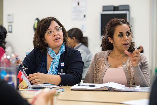 Medical Interpreter students in the Found in Translation training program