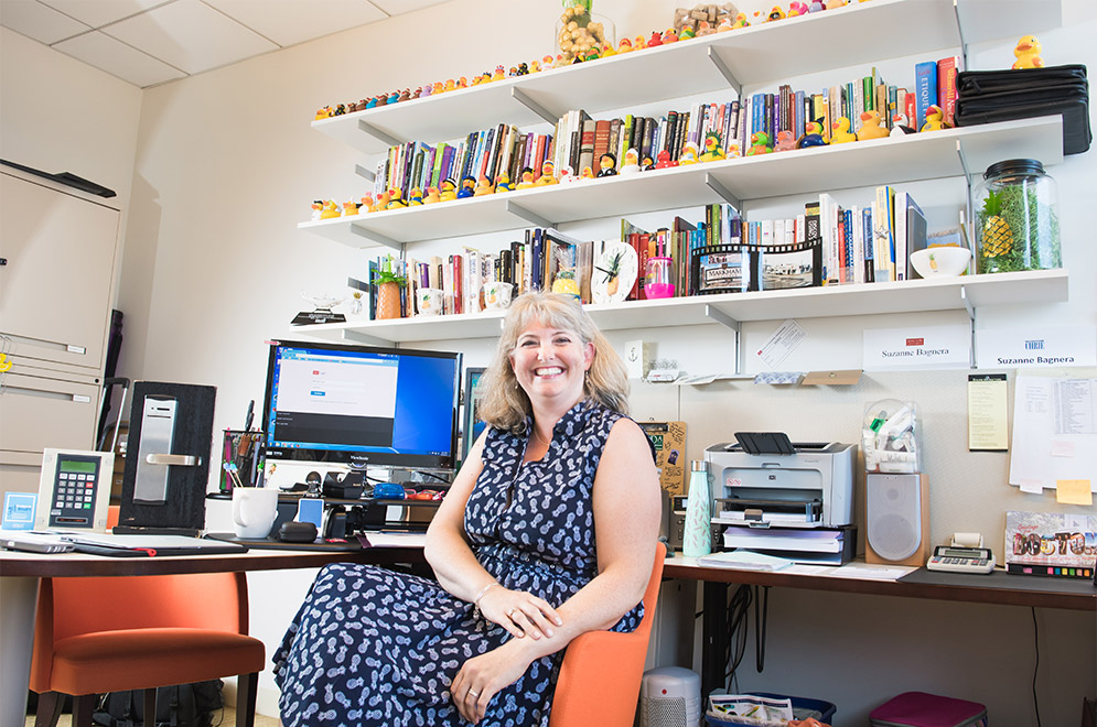 Suzanne Markham-Bagnera, clinical assistant professor at Boston University School of Hospitality Administration