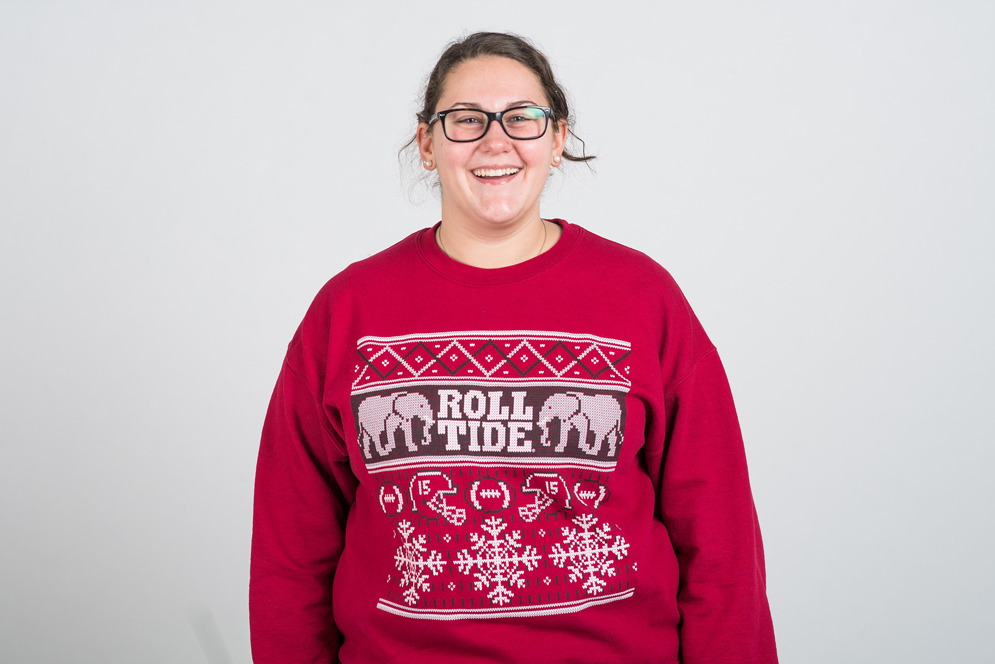 Nicky Eleuteri in his ugly holiday sweater
