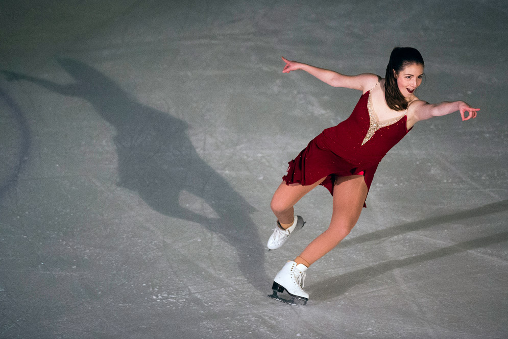Kate Nuzzolo (SAR/CAS’19) Ice Skating 