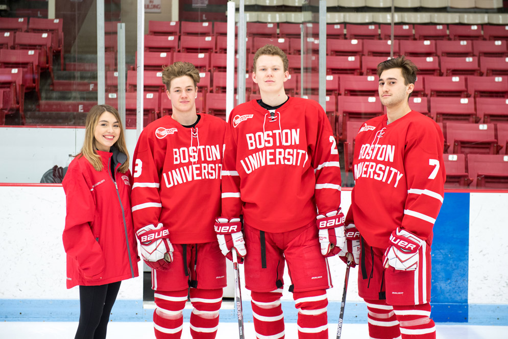 boston university hockey uniforms