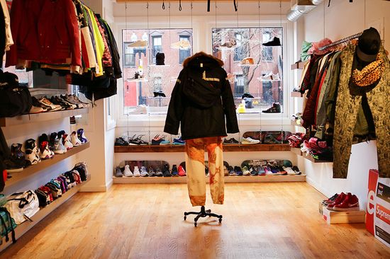 Laced sneaker store, Boston.