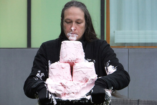 Performance artist Marilyn Arsem