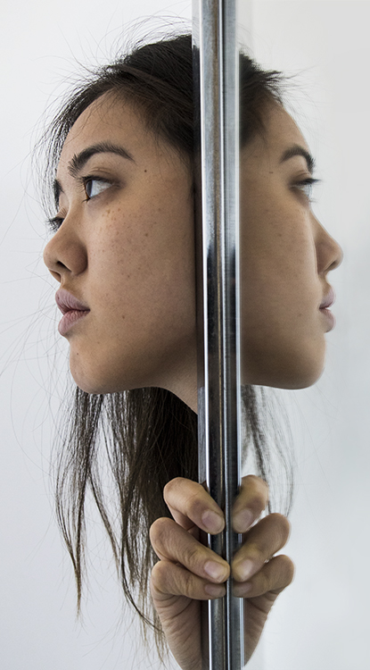 Mirrors featuring Patricia Ho. Photo by Eva Vidan.