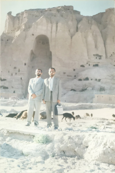 Sayed Hassan Akhlaq in Bamyan, Afghanistan, his birthplace