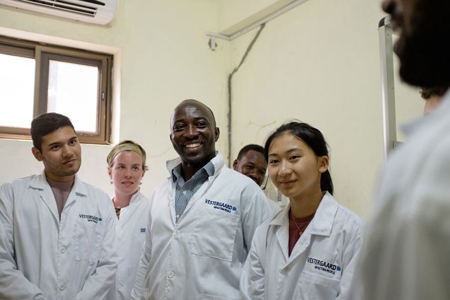 Students traveled to Ghana to participate in Accra Global Health study abroad program.