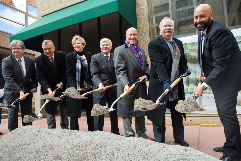 Henry M. Goldman School of Dental Medicine groundbreaking