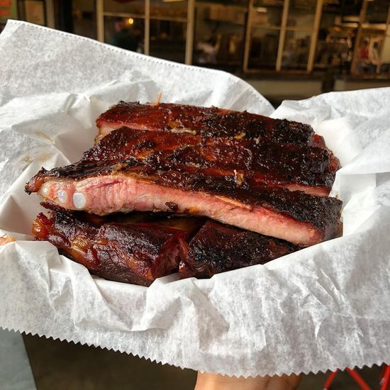 St. Louis cut dry-rubbed ribs