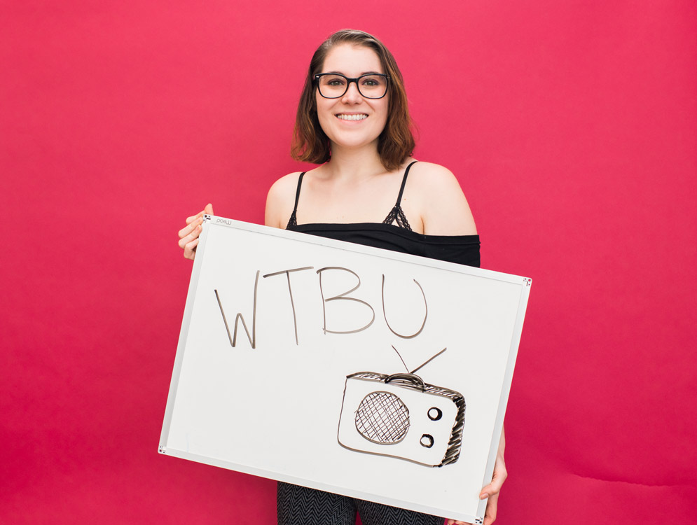 Graduating Senior Deanna Klima will miss WTBU, the Boston Unviersity TV station