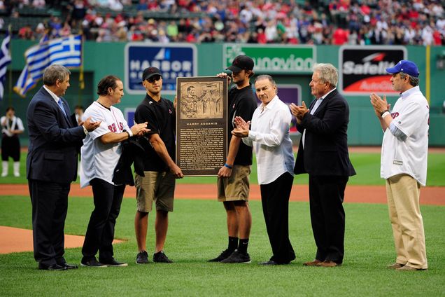 Greek Heritage night at Fenway