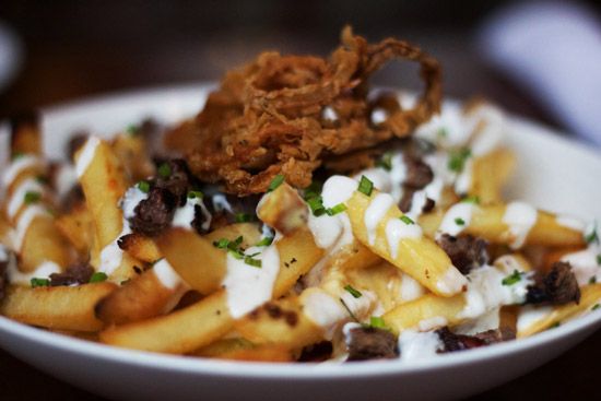 Loaded truffle fries