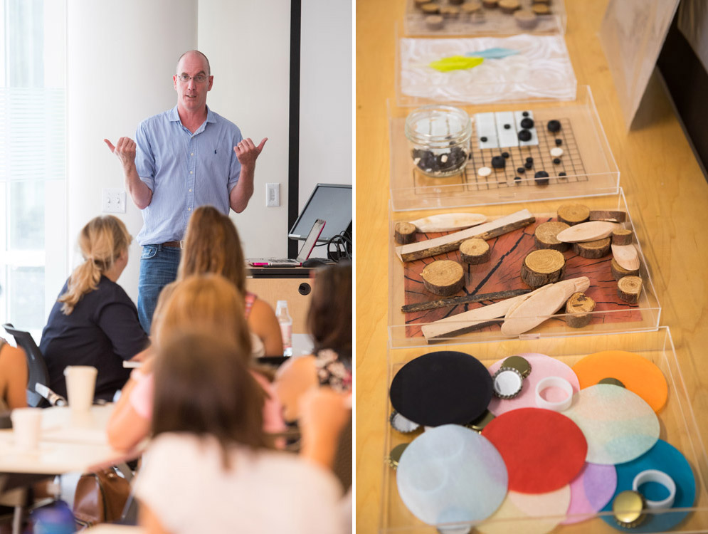 David Ramsey leads a workshop on open-ended play