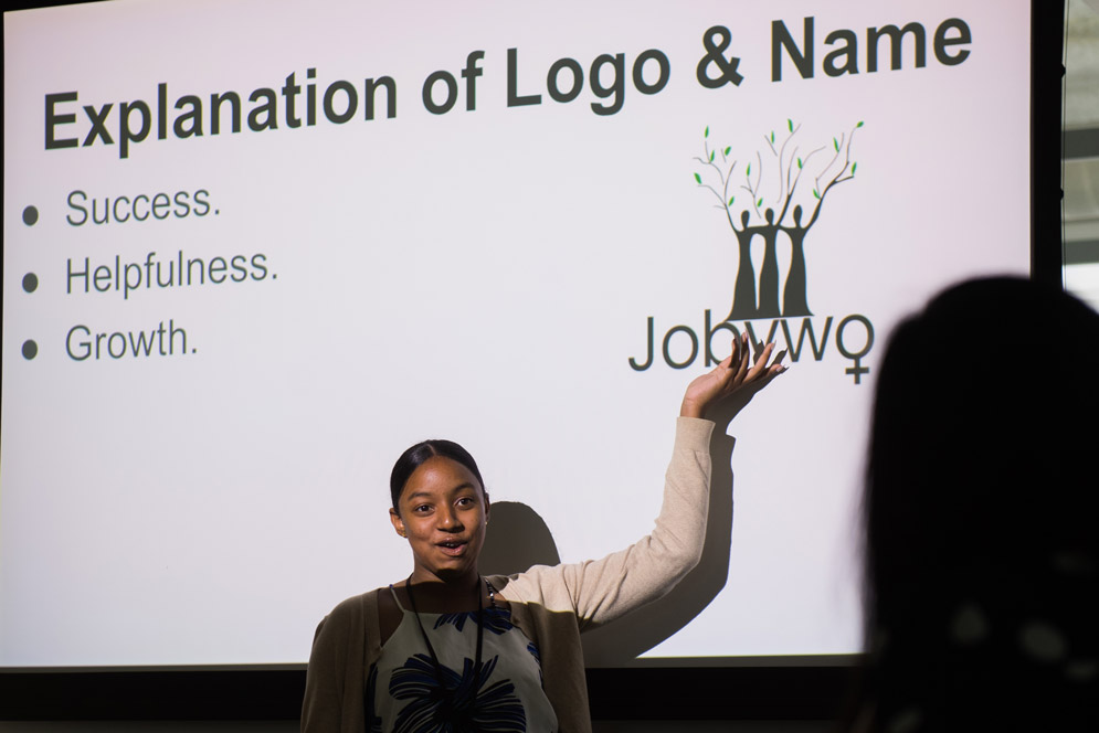 Explaining a company logo